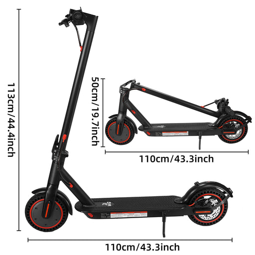 Adult Electric Scooter Foldable 35KM Long Range 350W Motor E-Scooter