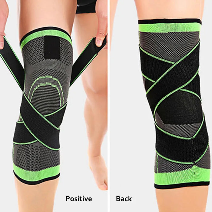 3D Weaving Knee Protector Brace Support Pad Sports Protective Breathable Running
