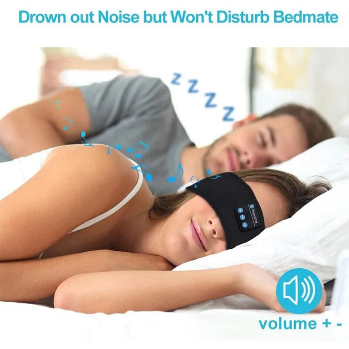 Fone Bluetooth Earphones Sports Sleeping Headband Elastic Wireless Headphones - Smart Living Box