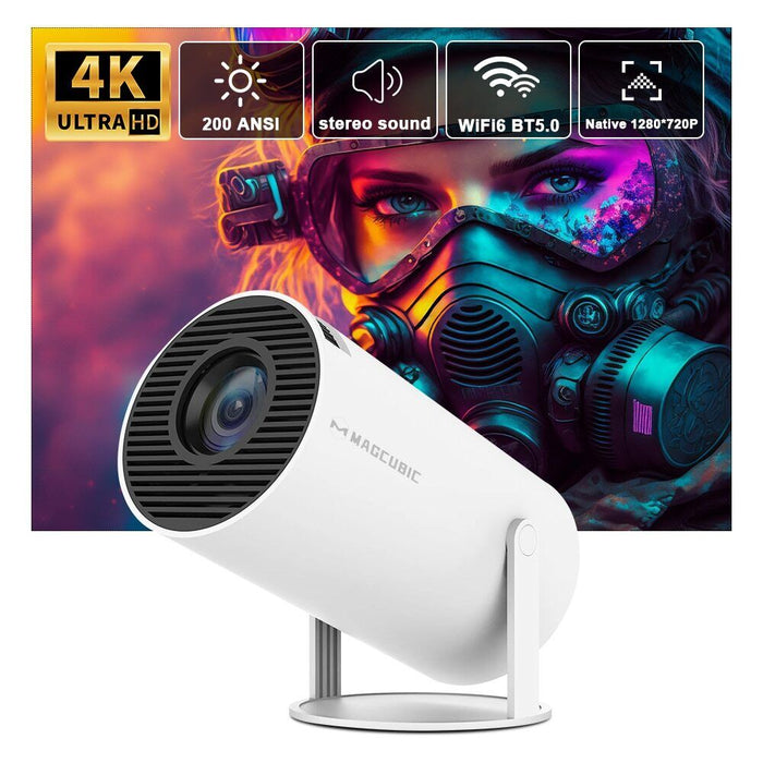 Home Theater 4K Projector Wifi6 200 ANSI Home Cinema Portable Projector