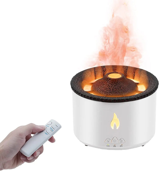 Volcano Humidifier Essential Oil Diffuser, 360Ml Flame Air Diffuser Mist Diffuse - Smart Living Box
