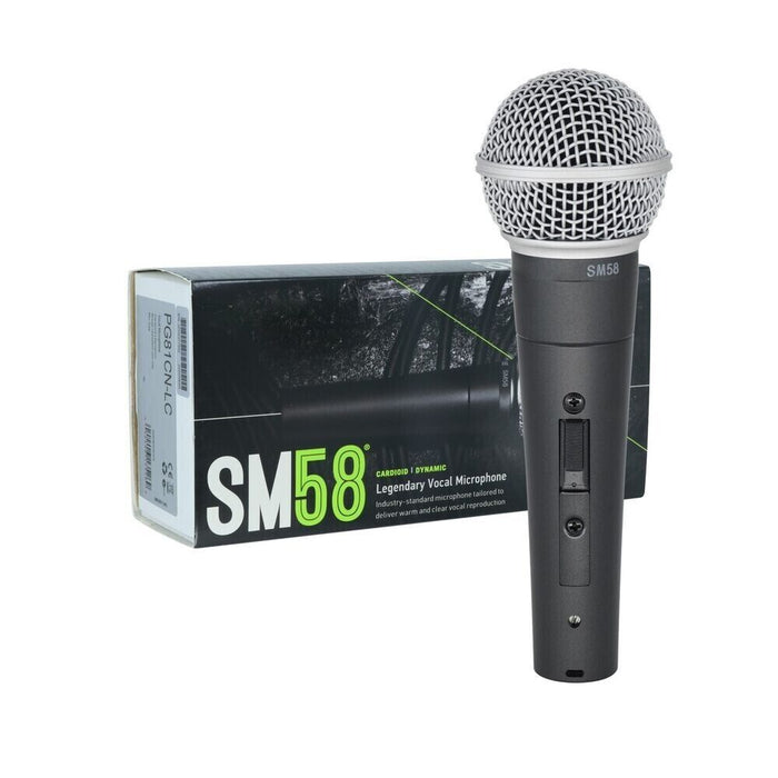 For Shure SM 58LC Dynamic Vocal Microphone Wired XLR Cardioid Professional Mic