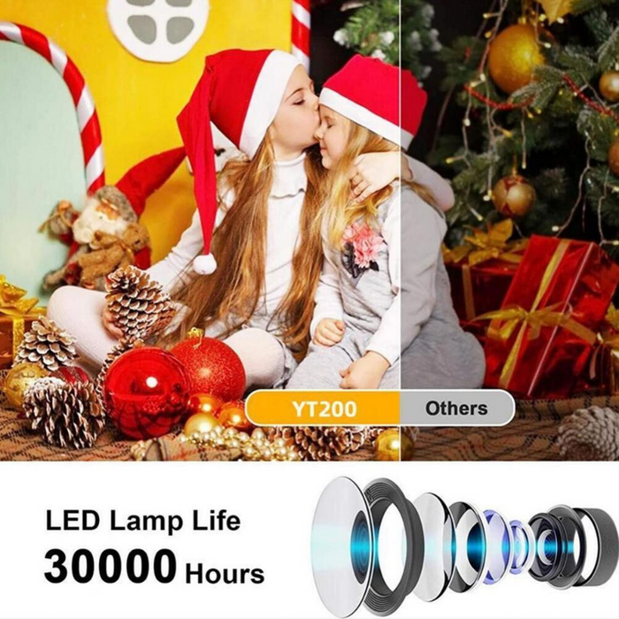 Mini Projector LED 1080P HD Home Cinema Portable Home Movie Projector - Smart Living Box