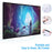 100'' Portable Foldable Projector Screen 16:9 Home Cinema Outdoor Projection HD - Smart Living Box