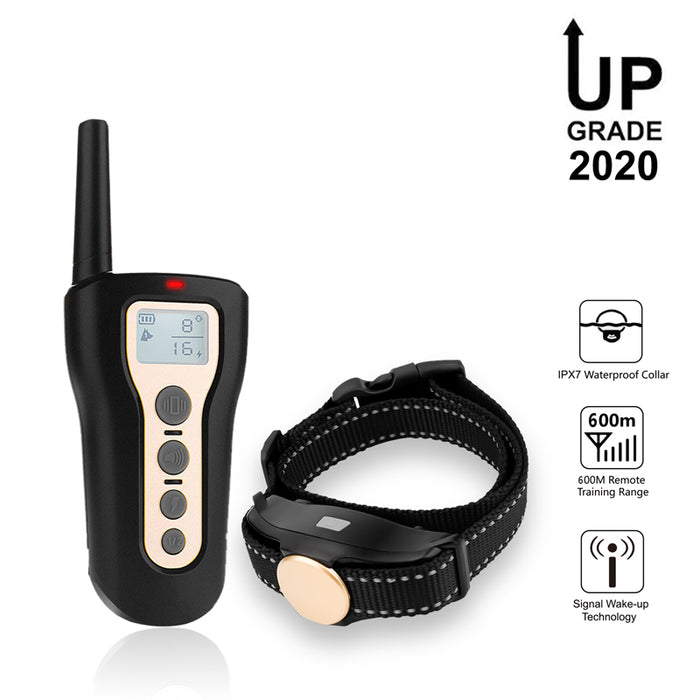 Waterproof Dog Shock Training Collar Rechargeable LCD Remote Control 330 Yards - Smart Living Box