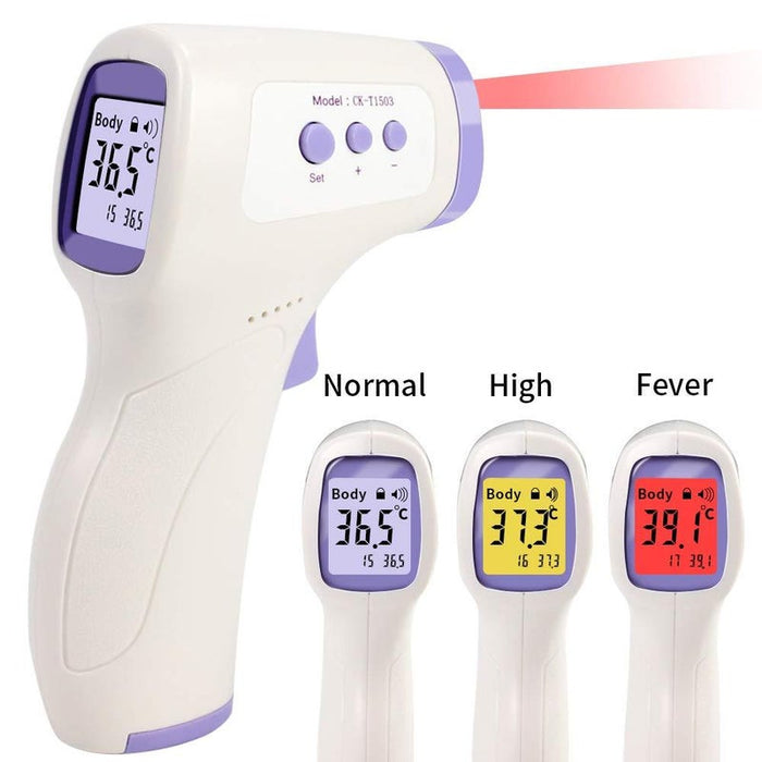 Non-contact Ear Forehead Thermometer LCD IR Infrared Temperature Measurement LCD - Smart Living Box