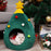 Cosy Warm Christmas Tree Cat Bed-adorable Christmas tree cat bed - Smart Living Box
