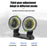 360° Rotatable Car Cooling Dual Fan - Smart Living Box