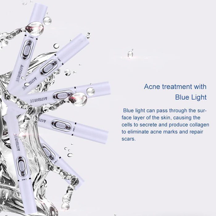 Medical Blue Light Therapy Laser Treatment Pen Acne Scar Wrinkle Removal Tools - Smart Living Box