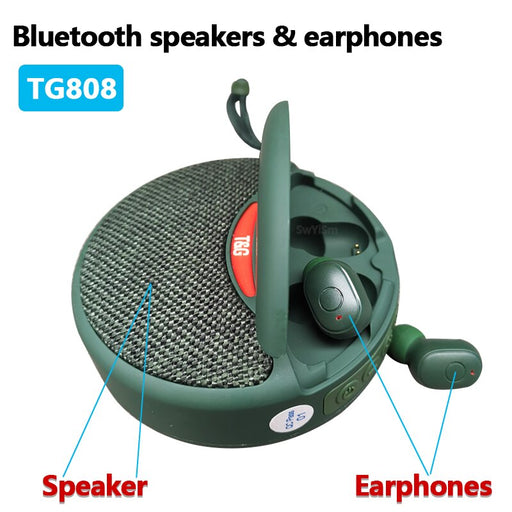 2 in 1 - Portable Speaker and Earbuds - Smart Living Box