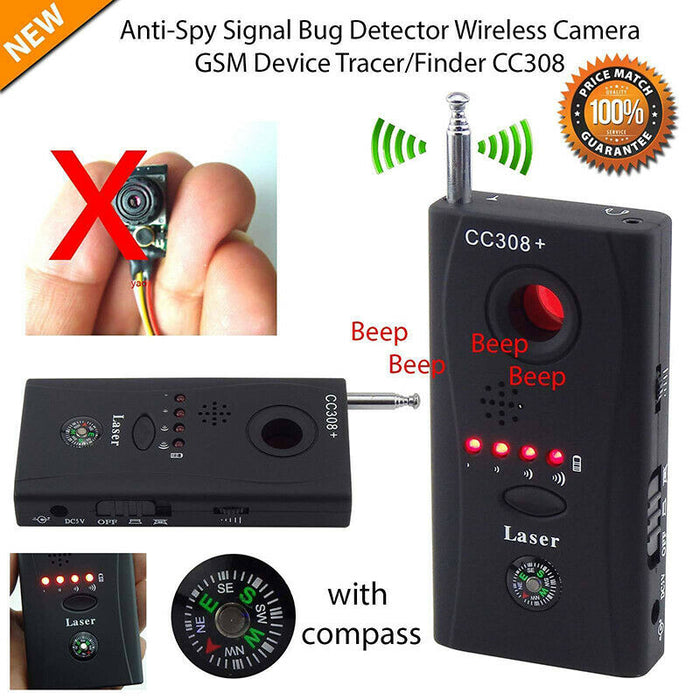 Anti Spy Hidden Camera Detector RF Signal Bug GSM GPS Finder Tracker Scanner - Smart Living Box