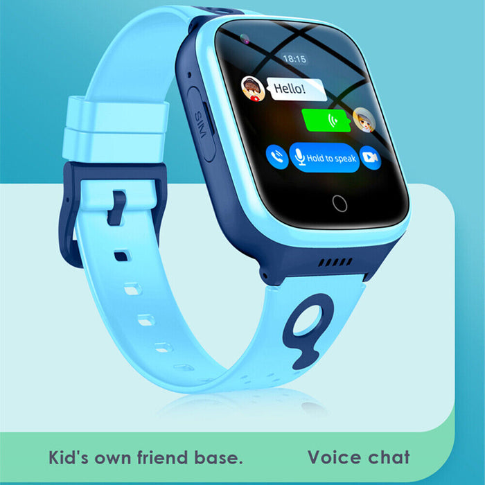 4G Kids Smart Watch Phone 1000mAh Waterproof Wifi Video Call SOS GPS LBS Tracker - Smart Living Box