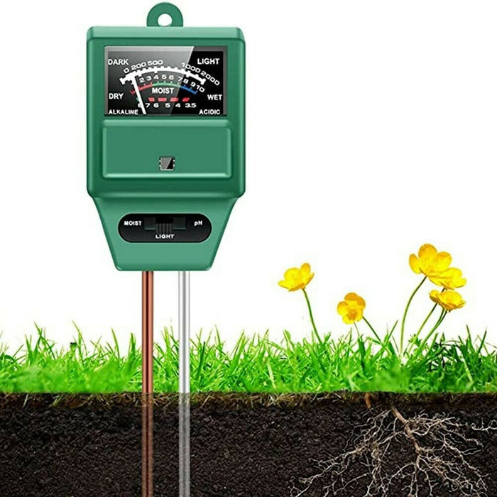 3 in 1 Soil Moisture / PH Meter - Good for Gardener or Planter Indoor and Outdoors - Smart Living Box