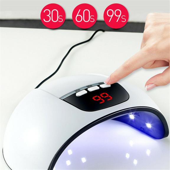 54W Nail Polish Dryer Light UV LED Lamp For Women Quick-Drying Manicure Tools - Smart Living Box