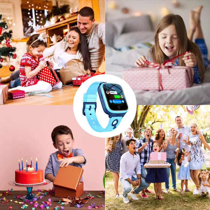 4G Kids Smart Watch Phone 1000mAh Waterproof Wifi Video Call SOS GPS LBS Tracker