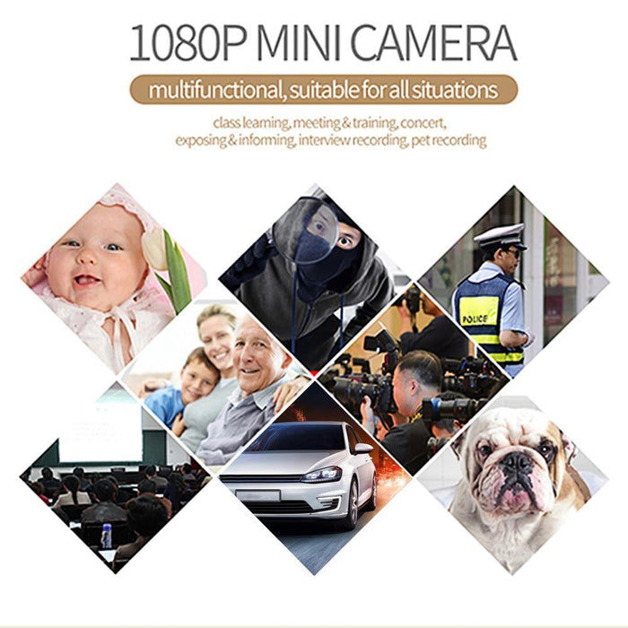 SQ13 Mini Spy Camera Wireless 1080P HD Hidden Night Vision Security Monitor ,Sport Action Camera ,DV Camcorder - Smart Living Box