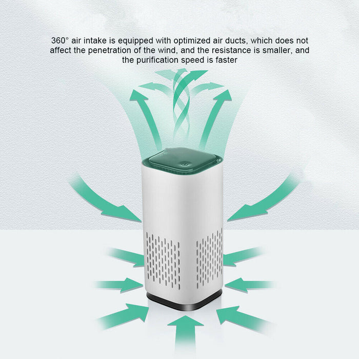 Air Purifier Deodorizer USB Negative Ion Deodorant Ozone Generator Odor Cleaner
